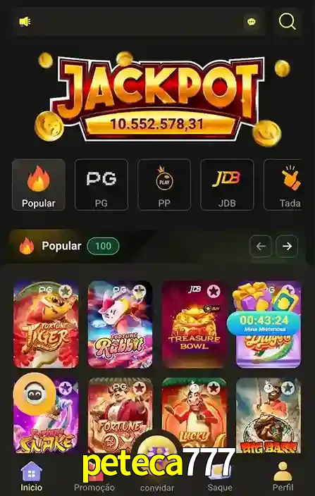 Promoções Especiais no peteca777 App